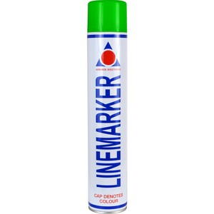 Semi Permanent Linemarker Spray Paint Green 750ML