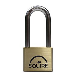 Squire LN5/2.5 Lion Range Premium Solid Brass Double Locking Padlock Long Shackle 50MM