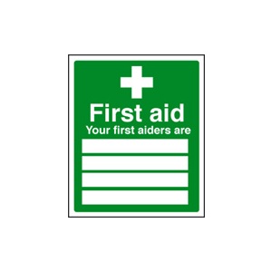 First Aid & Safe Condition Signs 26004H