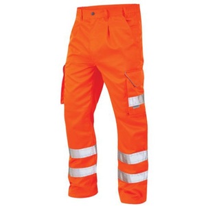 PENNYMOOR Hi-Vis Poly/Cotton Ladies Cargo Trousers (Short Leg) ISO 20471 Cl 2 Orrange