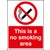 Prohibition & No Smoking Signs 23002E