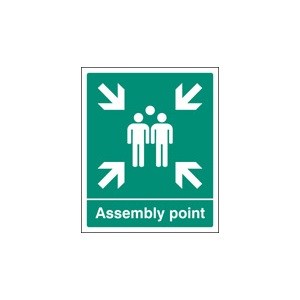 Assembly Point - Eec (Self Adhesive Vinyl,300 X 250mm) (22055H)