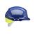 Centurion Reflex Safety Helmet - Blue with yellow flash