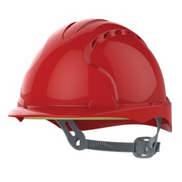 JSP Evo 3 Vented Helmet Red