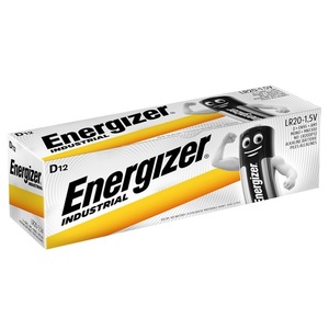 Energizer Industrial D Battery (Pack 12)