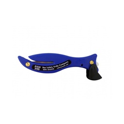 Fish Safety Knife 200 c/w Tape Cutter Blue
