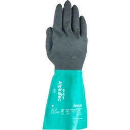 Ansell 58-530B Alphatec Fully Coated Nitrile Gauntlet 12"
