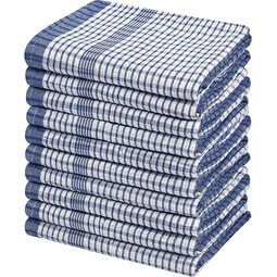 Tea Towel Check Pattern (Pack 10)
