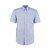 Kustom Kit  KK109 Mens Short Sleeve Oxford Shirt Light Blue