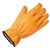 Leather Lined Drivers Glove Yellow