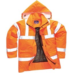 Hi-Vis Rail Track Jacket Orange
