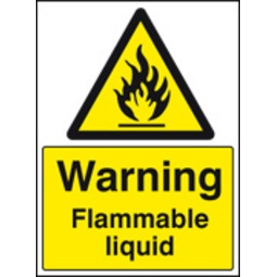 Flammable Liquid (Self Adhesive Vinyl,200 X 150mm)