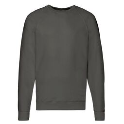 62138 Men's Raglan Sweatshirt Light Graphite