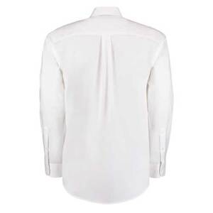 Kustom Kit  KK105 Mens Long Sleeve Corporate Oxford Shirt White