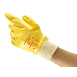 Ansell N250Y Nitrotough Nitrile Fully Coated Glove Yellow 260MM