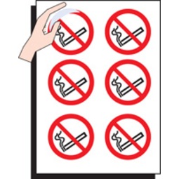 Prohibition & No Smoking Signs 75Mm Diameter