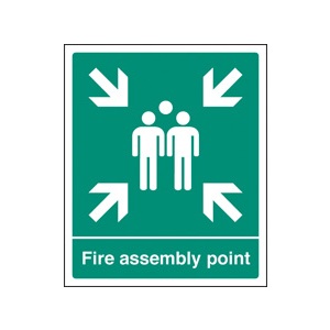 Fire Assembly Point (aluminium,600 X 450mm) (62059Q)