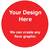 VCCB.08 Circle Floor Sticker - Your Design Here (Red) - 300MM