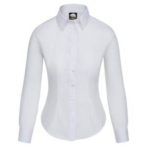 Essential Ladies Long Sleeve Blouse White