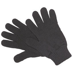 Thermal Lined Woolen Glove Black
