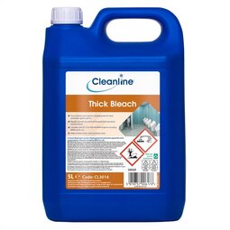 Cleanline Thick Bleach 5 Litre (Pack 4)