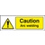 Caution Arc Welding (Self Adhesive Vinyl,600 X 200mm)