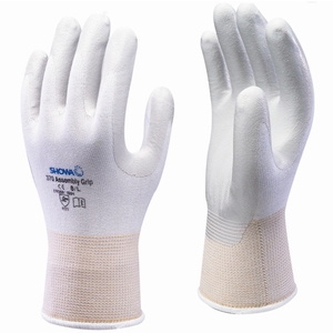 Showa 370 Assembly Grip Nitrile Coated Glove White (Pair)
