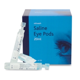 Saline Eyewash Pods