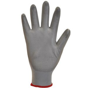 Matrix P Grip PU Coated Nylon Glove Grey