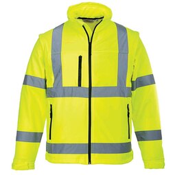 Portwest S428 Hi-Vis Softshell Jacket Yellow