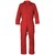 Polycotton Zip-Front Boilersuit Red (Extra Large)