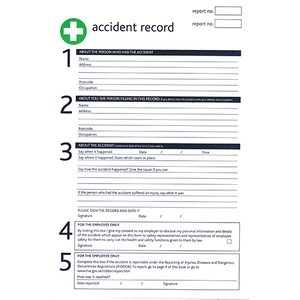 HSE - Health & Safety Report Book
