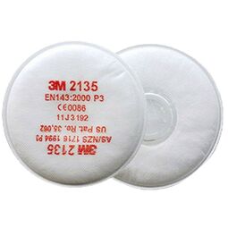 3M 2135 P3 Particulate Filter (Pair)To Suit 6000 & 7000 Series