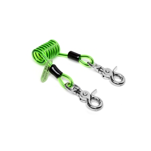 NLG Short Coiled Tool Lanyard - Quick Clip