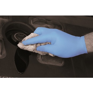 Blue Powder-Free Nitrile Disposable Gloves Box of 100