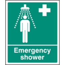Emergency Shower (Rigid Plastic,300 X 250mm)