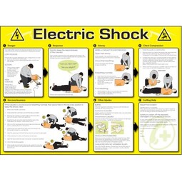 Electric Shock Poster 594x420MM