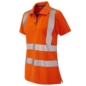 PIPPACOTT Orange Coolviz Ladies Polo Shirt ISO 20471 Cl 2