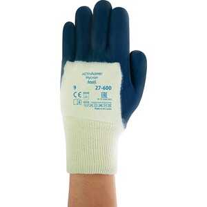 Ansell 27-600 Hycron Nitrile Palm Coated Gloves