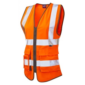 LYNMOUTH Superior Ladies Waistcoat ISO 20471 Class 1 Orange