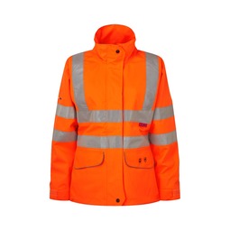 Bodyguard High Visibility Ladies Jacket Orange