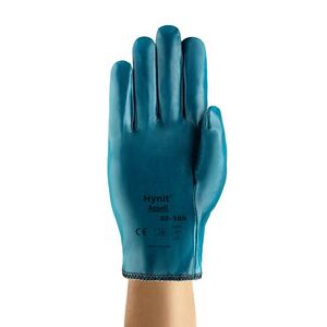 Ansell 32-105 Hynit Fully Coated Blue Nitrile Gloves Cut A