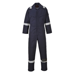 Portwest FR50 Flame Resistant Anti-Static Coverall Navy