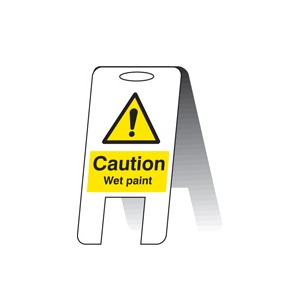 Caution Wet Paint (free Standing)
