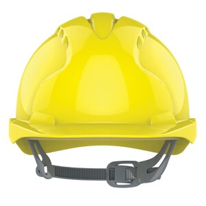 JSP EVO 2 Helmet with Slip Ratchet Vented Yellow
