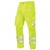 PENNYMOOR Hi-Vis Poly/Cotton Ladies Cargo Trousers (Short Leg) ISO 20471 Cl 2 Yellow