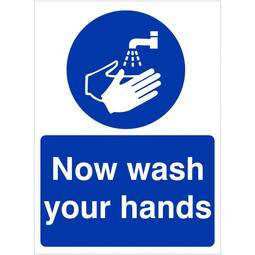 MAG.04W Now Wash Your Hands 150MM x 200MM