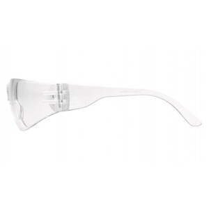 Pyramex Intruder Clear Lens Safety Specs with Clear Temples
