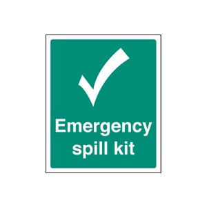 Emergency Spill Kit (Self Adhesive Vinyl,300 X 250mm)
