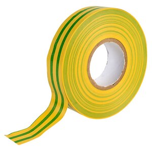 PVC Insulation Tape 19mm x 33m - Green/Yellow